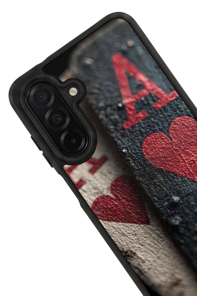 Samsung Galaxy A36 Uyumlu Kart Tasarımlı Glossy Premium Kılıf