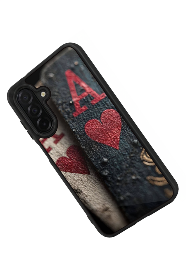 Samsung Galaxy A36 Uyumlu Kart Tasarımlı Glossy Premium Kılıf