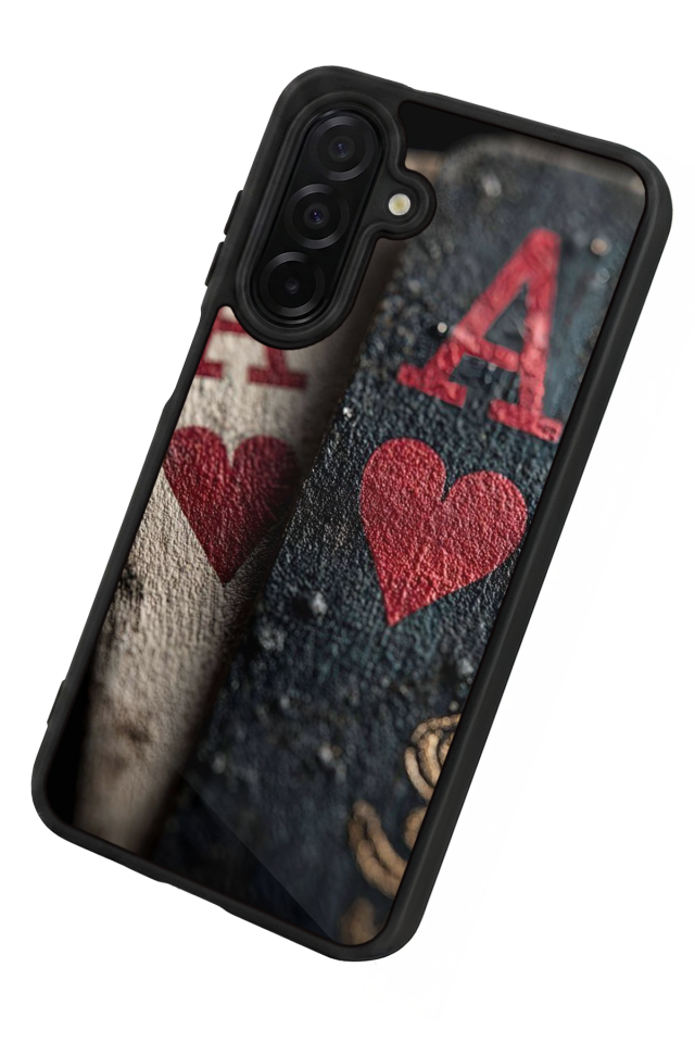 Samsung Galaxy A36 Uyumlu Kart Tasarımlı Glossy Premium Kılıf