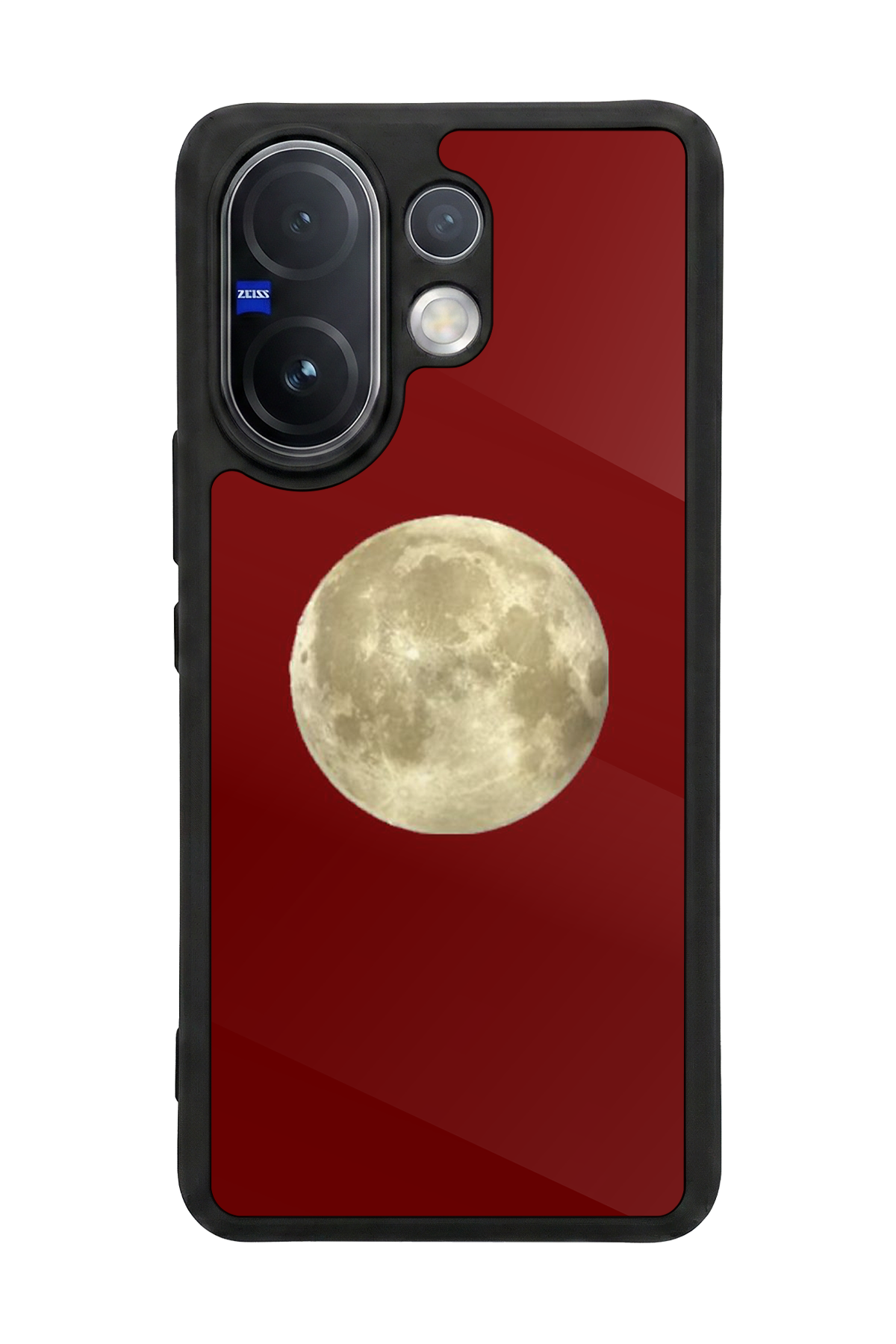Vivo V60 Uyumlu Kirmizi Tasarımlı Glossy Premium Kılıf