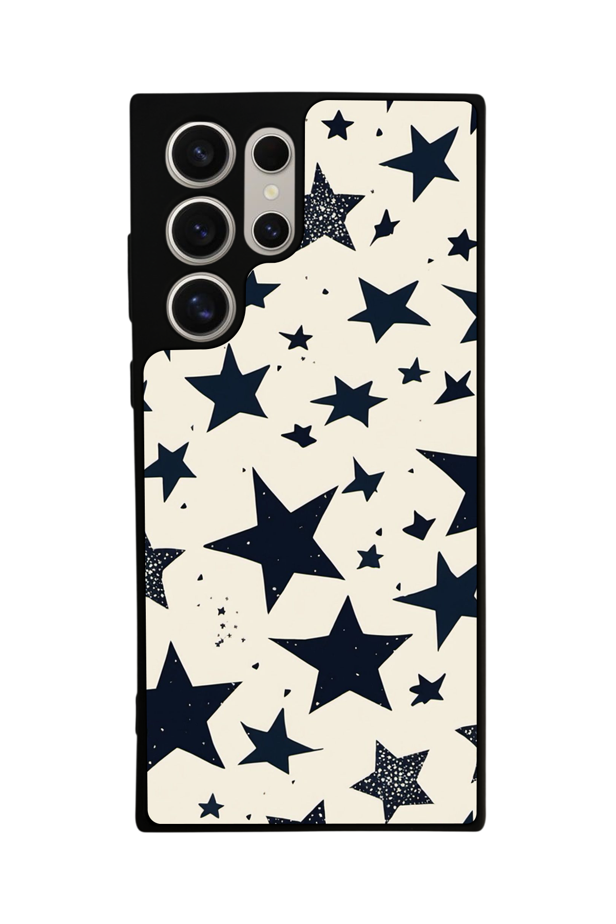 Samsung Galaxy S23 Ultra Uyumlu Retro Yildizlar Tasarımlı Glossy Premium Kılıf