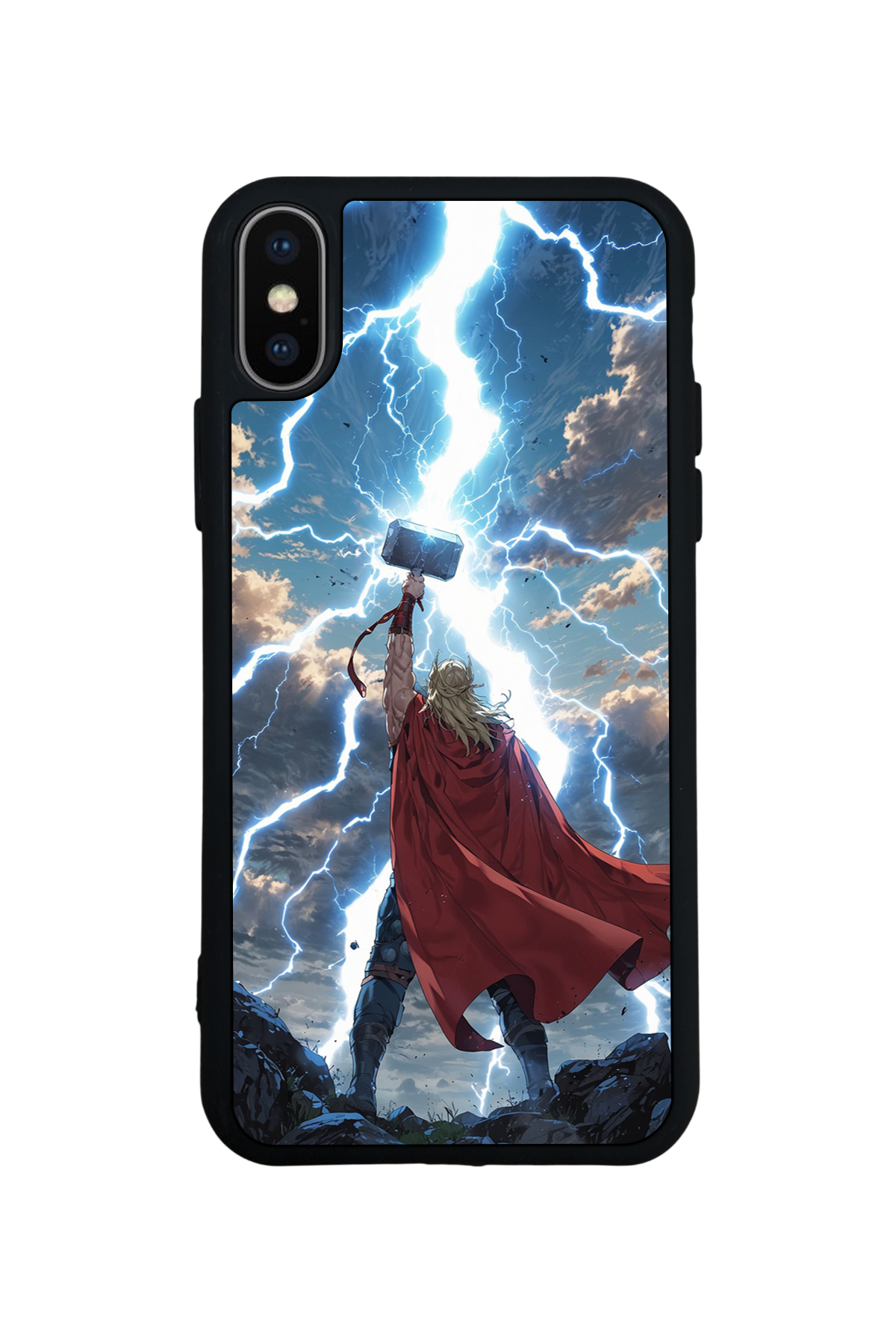 iPhone X/ XS Uyumlu Thor Tasarımlı Glossy Premium Kılıf