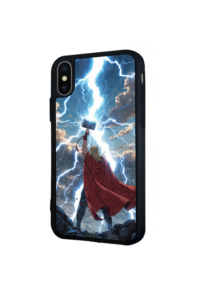 iPhone X/ XS Uyumlu Thor Tasarımlı Glossy Premium Kılıf