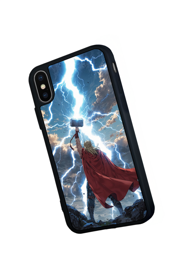 iPhone X/ XS Uyumlu Thor Tasarımlı Glossy Premium Kılıf
