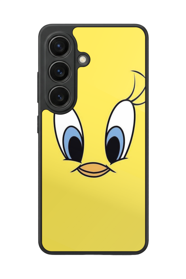 Samsung Galaxy S26 Uyumlu Tweety Tasarımlı Glossy Premium Kılıf