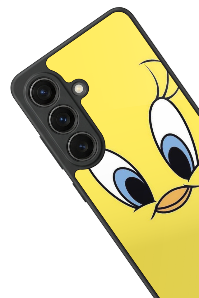 Samsung Galaxy S26 Uyumlu Tweety Tasarımlı Glossy Premium Kılıf