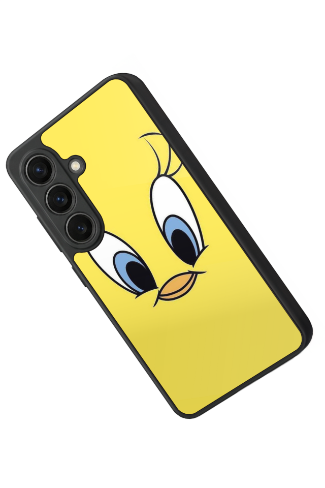 Samsung Galaxy S26 Uyumlu Tweety Tasarımlı Glossy Premium Kılıf