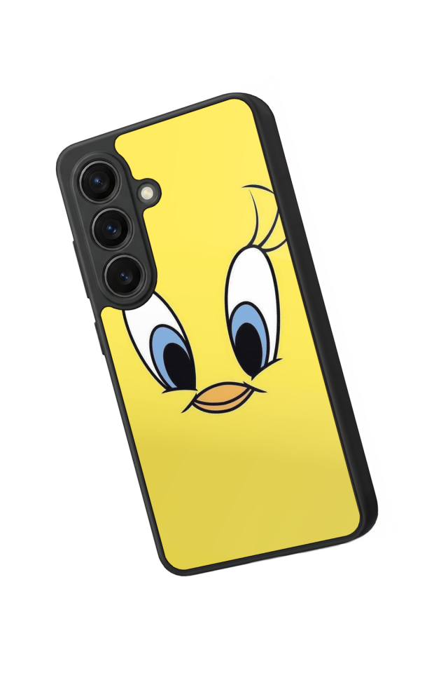 Samsung Galaxy S26 Uyumlu Tweety Tasarımlı Glossy Premium Kılıf