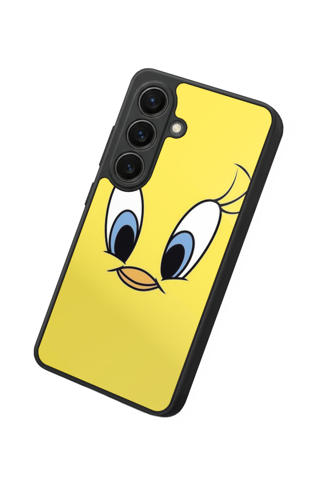 Samsung Galaxy S26 Uyumlu Tweety Tasarımlı Glossy Premium Kılıf