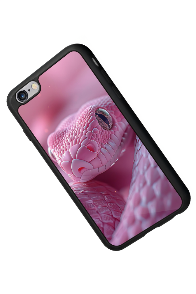 iPhone 6s Plus Uyumlu Yılan Tasarımlı Glossy Premium Kılıf