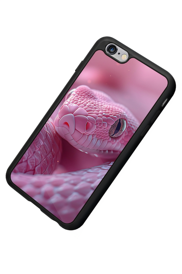iPhone 6s Plus Uyumlu Yılan Tasarımlı Glossy Premium Kılıf