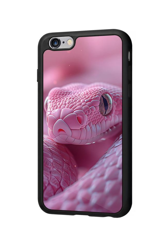 iPhone 6s Plus Uyumlu Yılan Tasarımlı Glossy Premium Kılıf