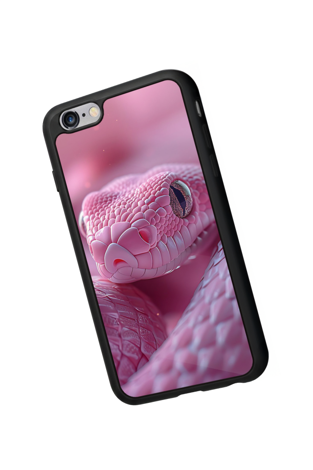 iPhone 6s Plus Uyumlu Yılan Tasarımlı Glossy Premium Kılıf