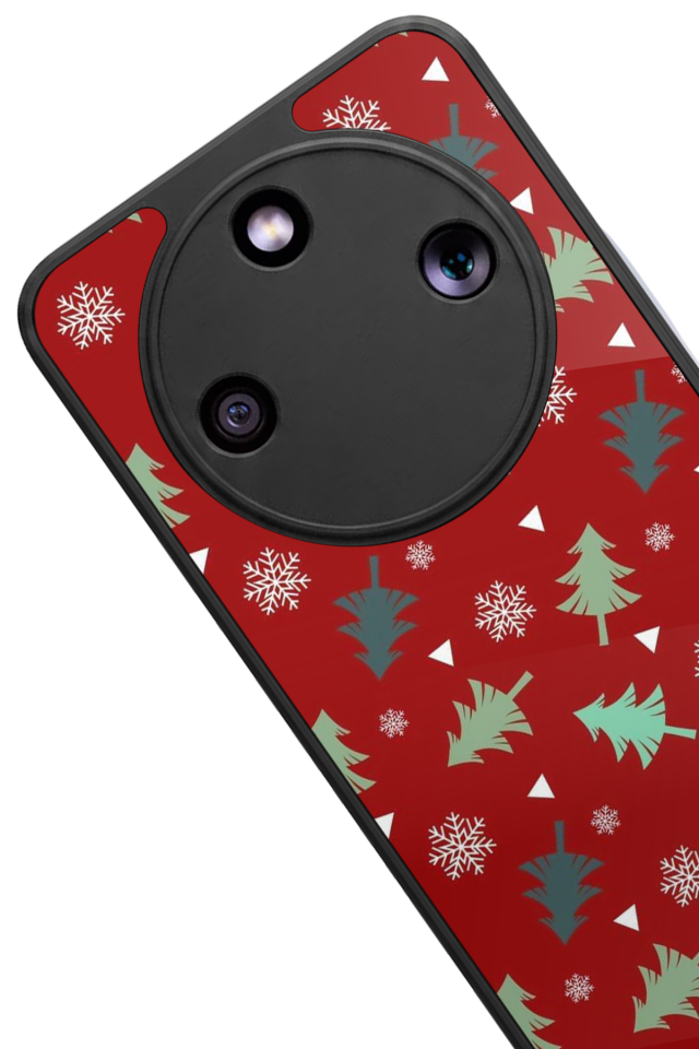 Honor Magic 8 Lite Uyumlu Yilbasi Christmas Tasarımlı Glossy Premium Kılıf