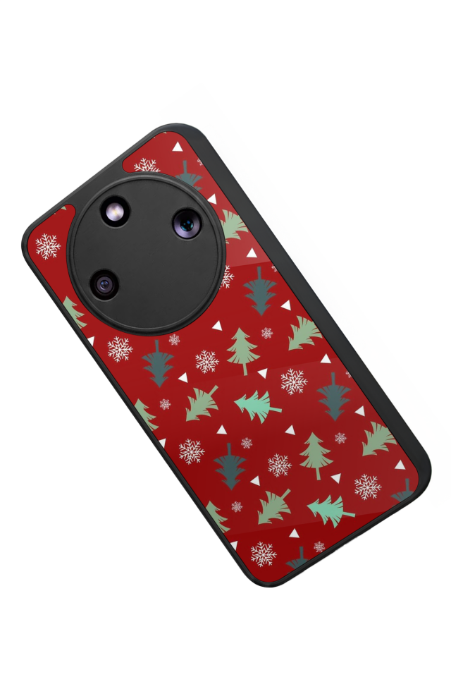 Honor Magic 8 Lite Uyumlu Yilbasi Christmas Tasarımlı Glossy Premium Kılıf
