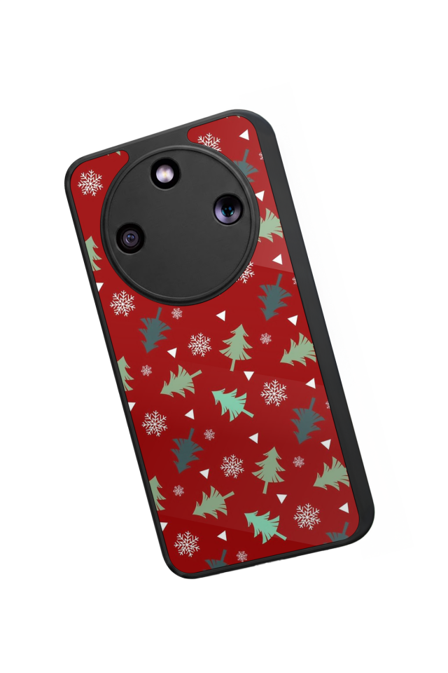 Honor Magic 8 Lite Uyumlu Yilbasi Christmas Tasarımlı Glossy Premium Kılıf