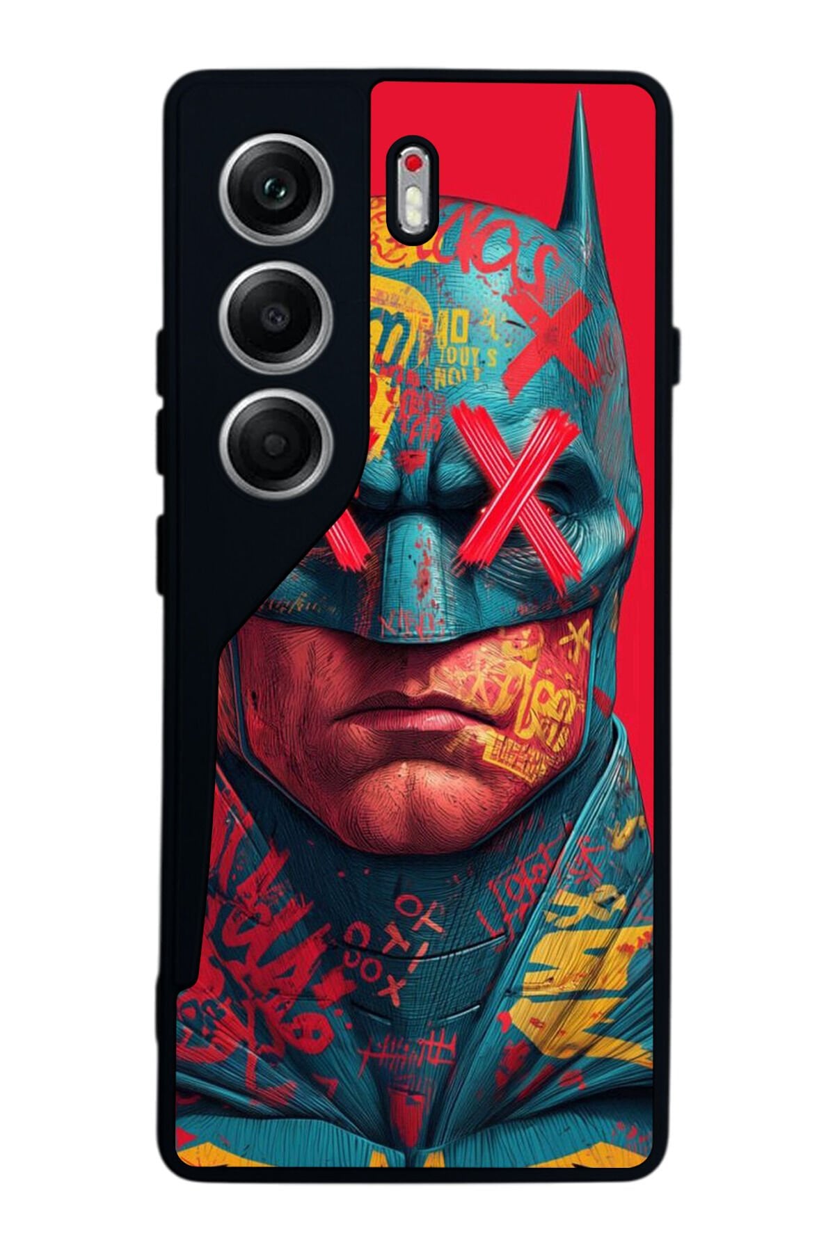 Tecno Camon 40 Uyumlu Batman Tasarımlı Glossy Premium Kılıf