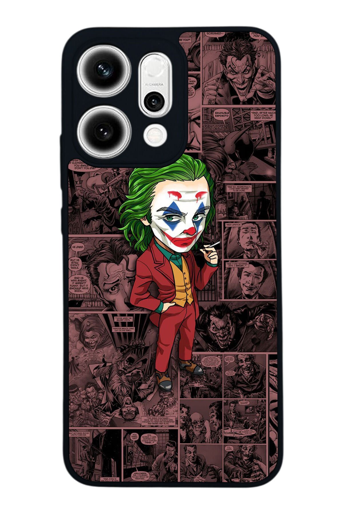 Oppo Reno 14 Uyumlu Joker Tasarımlı Glossy Premium Kılıf