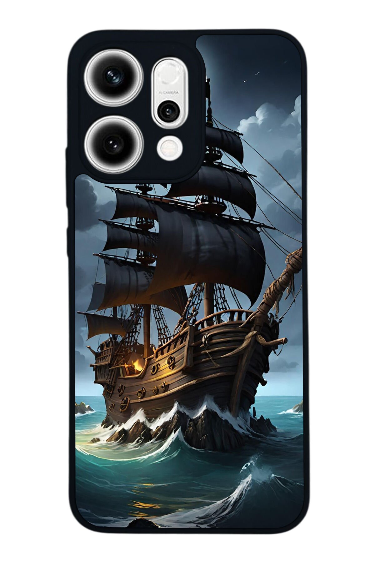 Oppo Reno 14 Uyumlu Korsan Tasarımlı Glossy Premium Kılıf