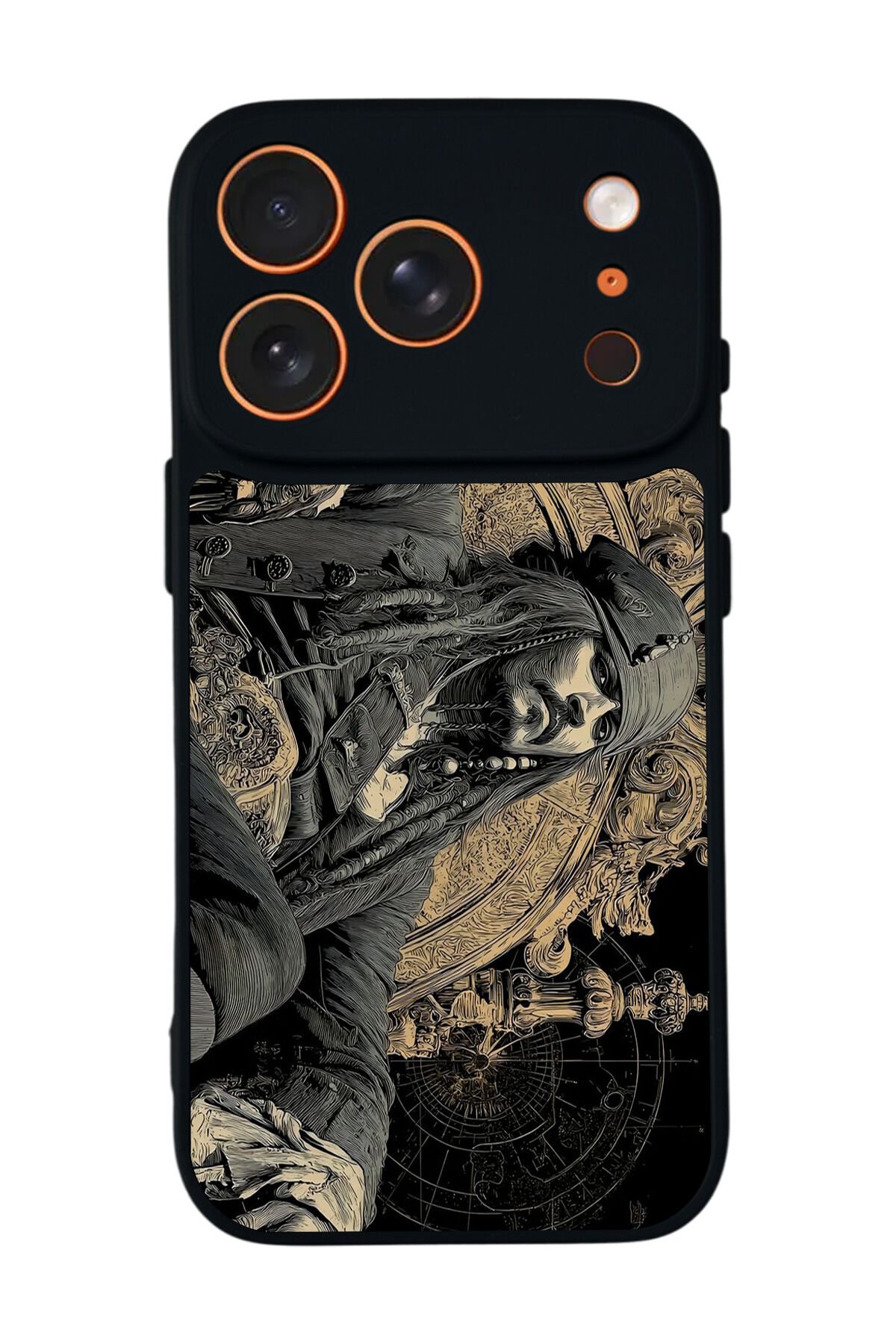 iPhone 17 Pro Max Uyumlu Korsan Tasarımlı Glossy Premium Kılıf
