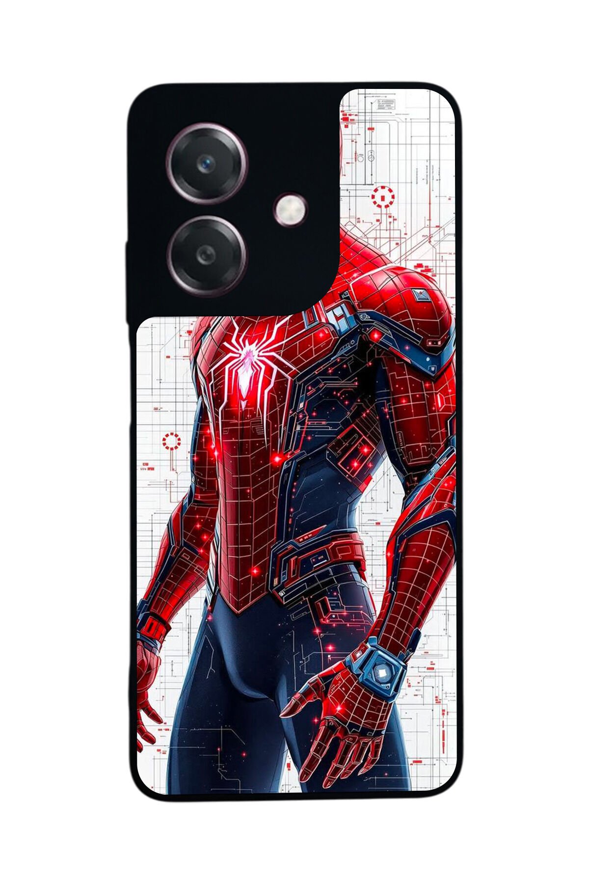 Oppo A3 5G Uyumlu Spider Man ( Örümcek Adam ) Tasarımlı Glossy Premium Kılıf