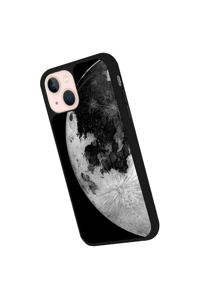 iPhone 15 Plus Uyumlu Ay Tasarımlı Glossy Premium Kılıf