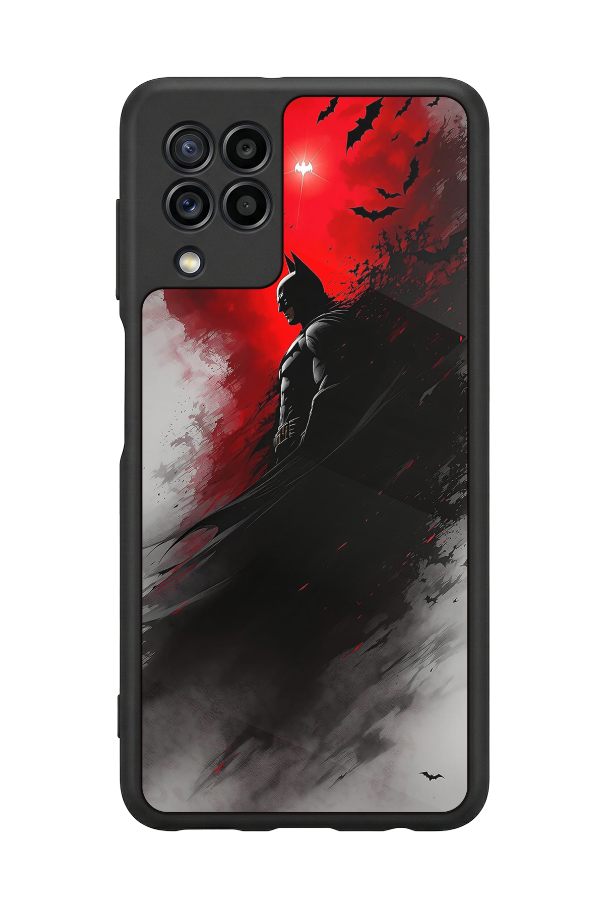 Samsung Galaxy M32 Uyumlu Batman Tasarımlı Glossy Premium Kılıf