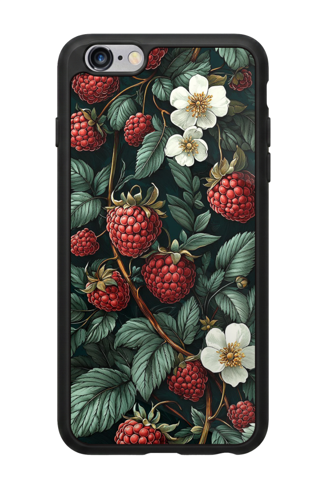 iPhone 6 Plus Uyumlu Botanik Tasarımlı Glossy Premium Kılıf
