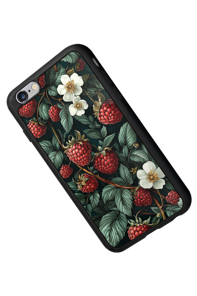 iPhone 6 Plus Uyumlu Botanik Tasarımlı Glossy Premium Kılıf