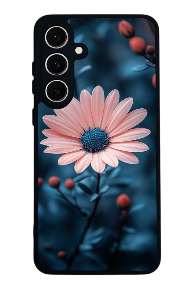 Samsung Galaxy A16 Uyumlu Cicek Tasarımlı Glossy Premium Kılıf
