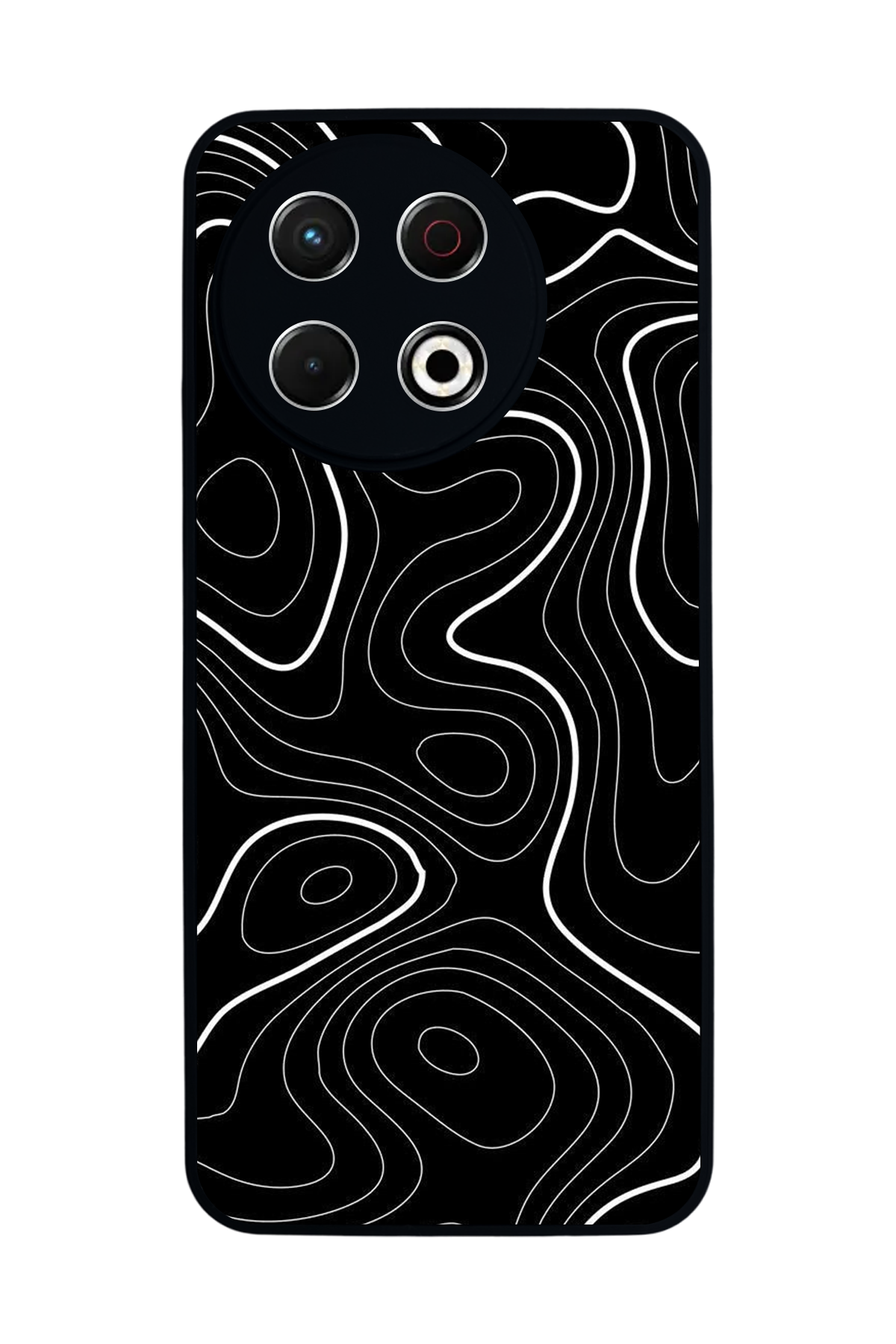 Tecno Spark 30 Pro Uyumlu Çizgi Sanatı Tasarımlı Glossy Premium Kılıf