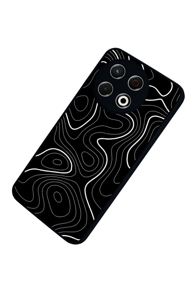 Tecno Spark 30 Pro Uyumlu Çizgi Sanatı Tasarımlı Glossy Premium Kılıf