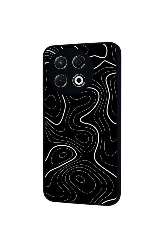 Tecno Spark 30 Pro Uyumlu Çizgi Sanatı Tasarımlı Glossy Premium Kılıf