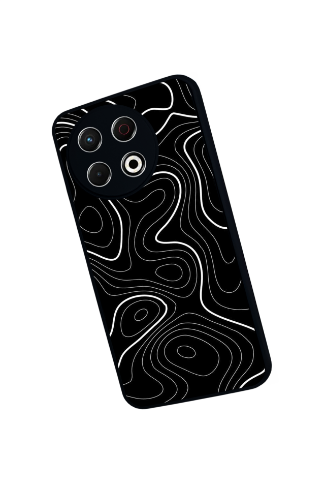 Tecno Spark 30 Pro Uyumlu Çizgi Sanatı Tasarımlı Glossy Premium Kılıf