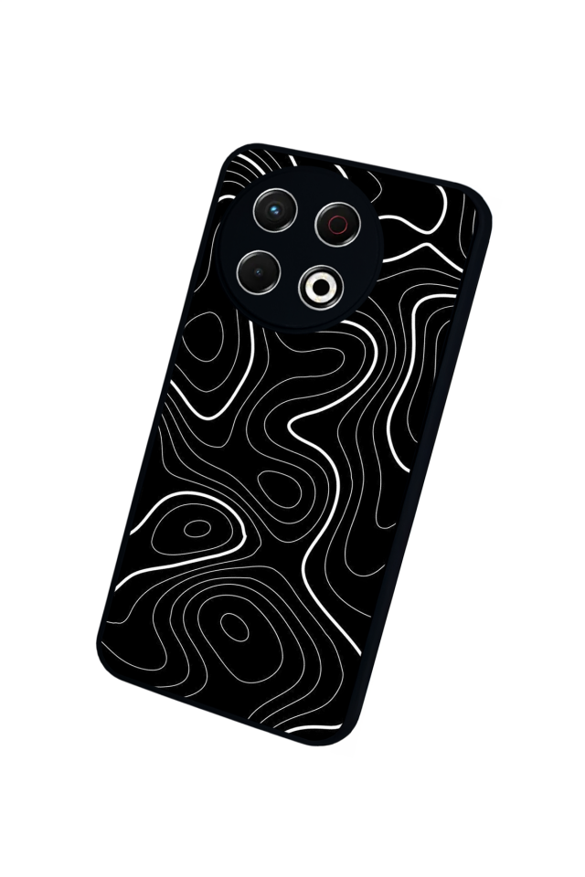 Tecno Spark 30 Pro Uyumlu Çizgi Sanatı Tasarımlı Glossy Premium Kılıf