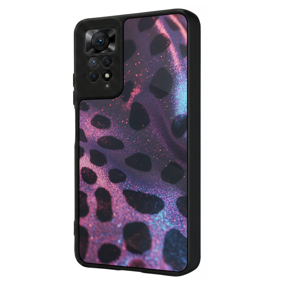 Xiaomi Redmi Note 11 Pro Uyumlu Hologram Leopar Tasarımlı Glossy Premium Kılıf
