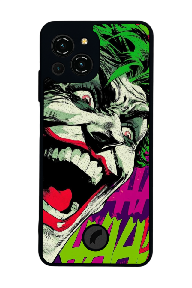Reeder S23 Pro Max Uyumlu Joker Tasarımlı Glossy Premium Kılıf