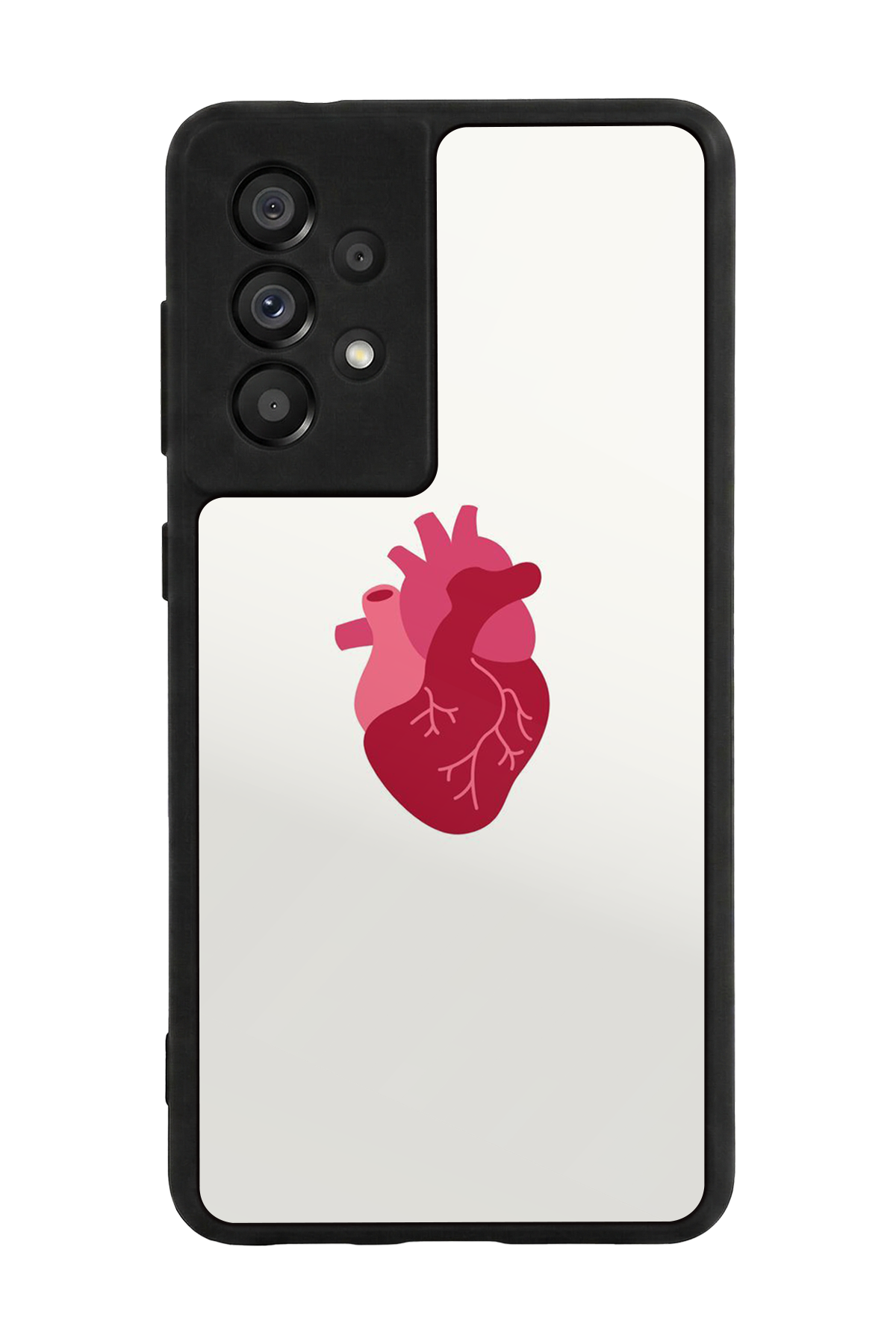 Samsung Galaxy A73 Uyumlu Kalp Love Tasarımlı Glossy Premium Kılıf