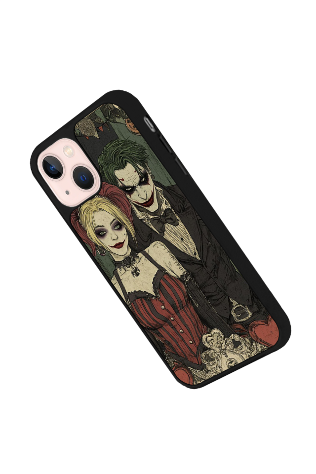 iPhone 14 Plus Uyumlu Kalp Love Tasarımlı Glossy Premium Kılıf