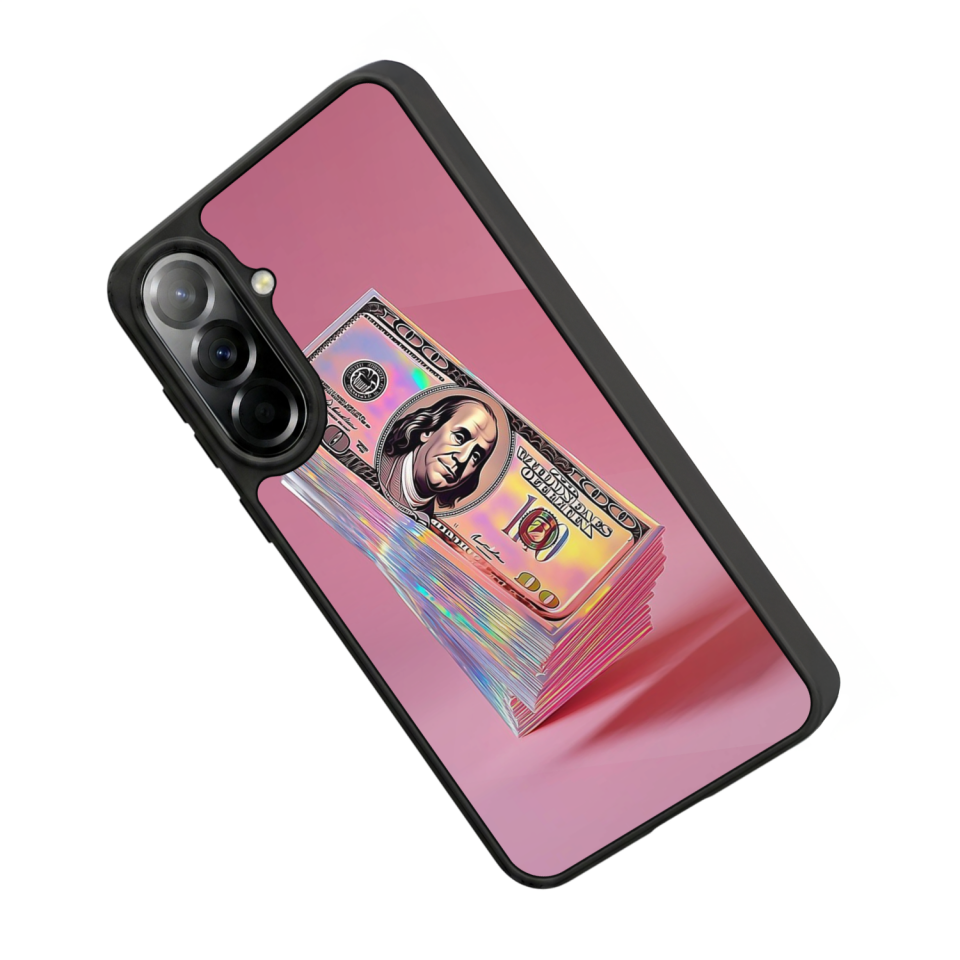 Samsung Galaxy A57 Uyumlu Money Para Tasarımlı Glossy Premium Kılıf