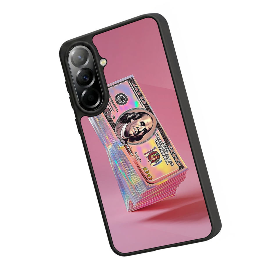 Samsung Galaxy A57 Uyumlu Money Para Tasarımlı Glossy Premium Kılıf