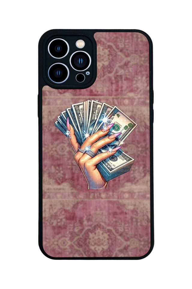 iPhone 12 Pro Max Uyumlu Money Para Tasarımlı Glossy Premium Kılıf