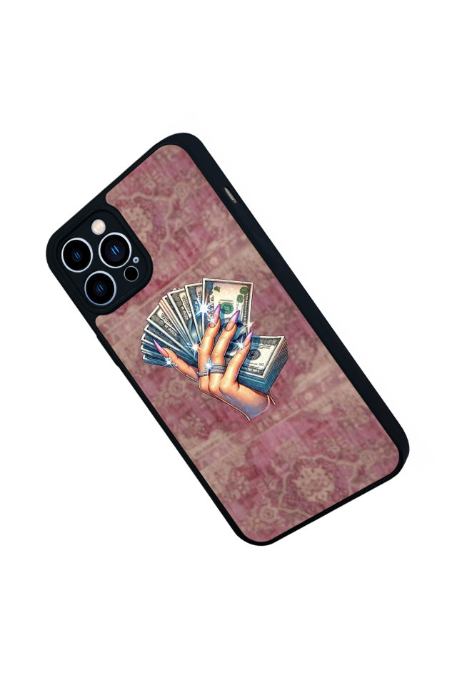 iPhone 12 Pro Max Uyumlu Money Para Tasarımlı Glossy Premium Kılıf