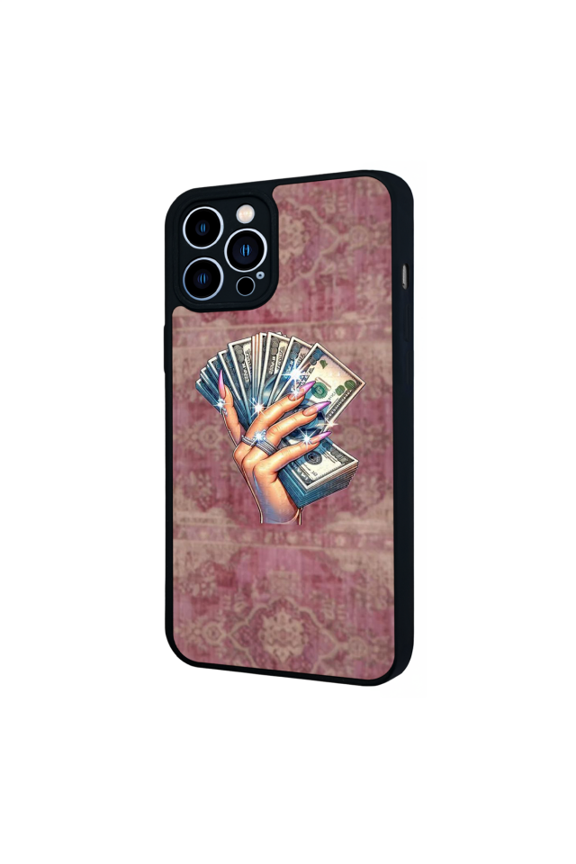iPhone 12 Pro Max Uyumlu Money Para Tasarımlı Glossy Premium Kılıf