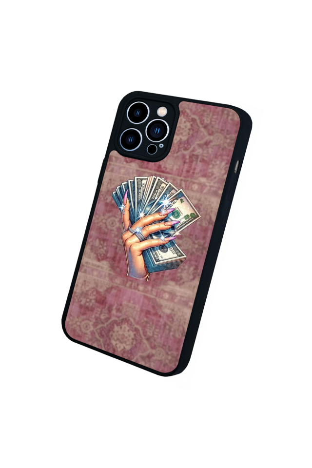 iPhone 12 Pro Max Uyumlu Money Para Tasarımlı Glossy Premium Kılıf