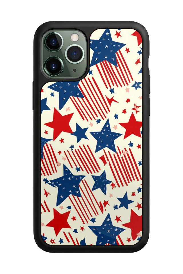 iPhone 11 Pro Uyumlu Retro Yildizlar Tasarımlı Glossy Premium Kılıf