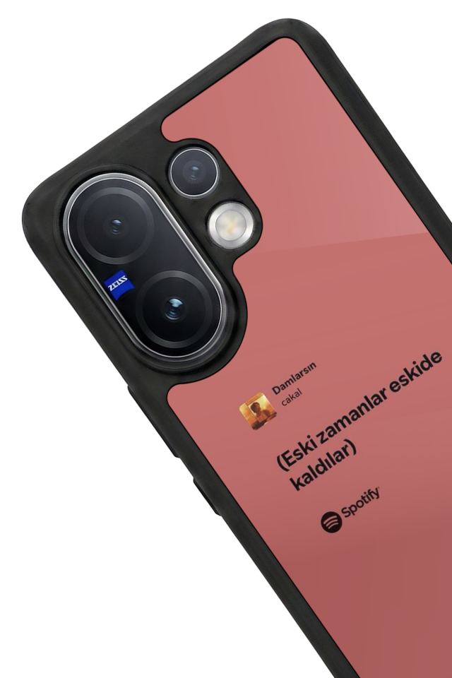 Vivo V60 Uyumlu Sarki Sozleri Tasarımlı Glossy Premium Kılıf
