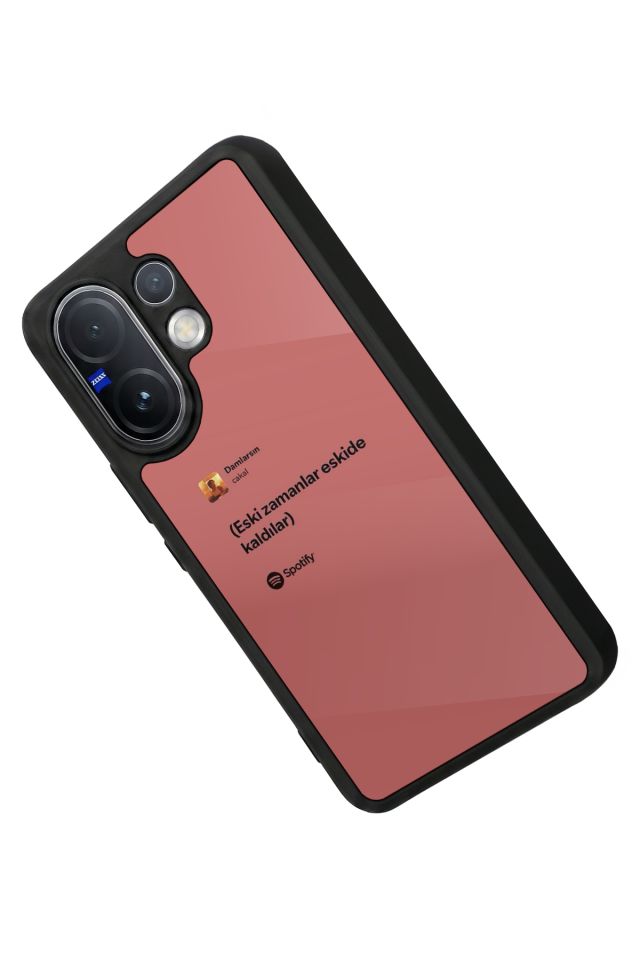 Vivo V60 Uyumlu Sarki Sozleri Tasarımlı Glossy Premium Kılıf