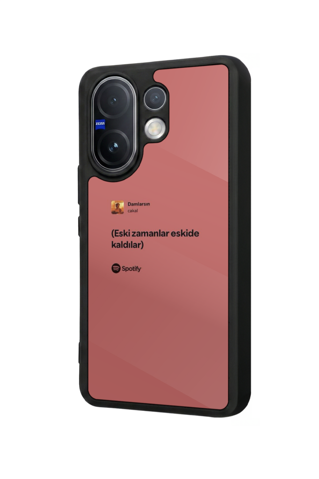 Vivo V60 Uyumlu Sarki Sozleri Tasarımlı Glossy Premium Kılıf