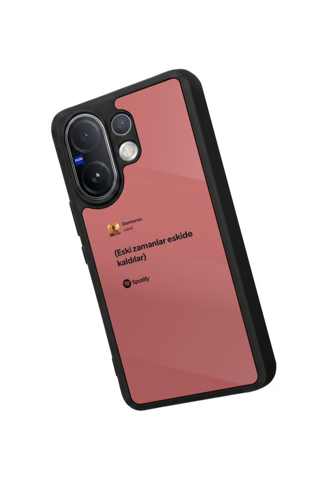 Vivo V60 Uyumlu Sarki Sozleri Tasarımlı Glossy Premium Kılıf
